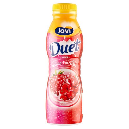 Duet o smaku malina-czerwona porzeczka. Jovi 350 g