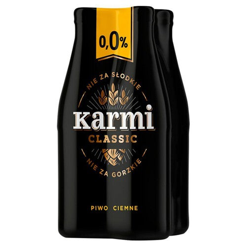 Piwo ciemne bezalkoholowe alk.do 0.5% obj. Karmi 4 x 400 ml